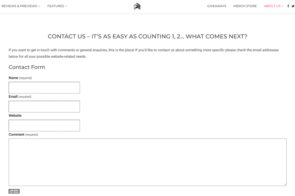 FULLSYNC Contact Form