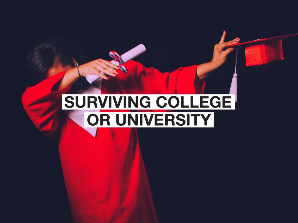 Surviving College or University header