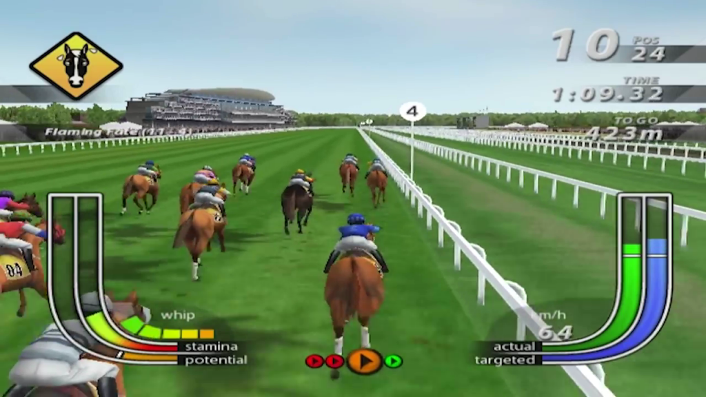 Horse racing game Frankie Dettori Racing also known as Melbourne Cup Challenge