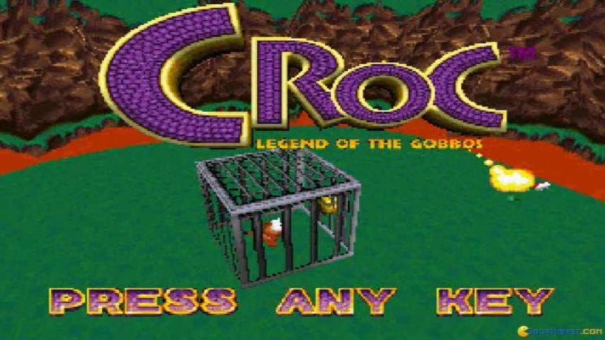 Croc Legend of the Gobbos start screen