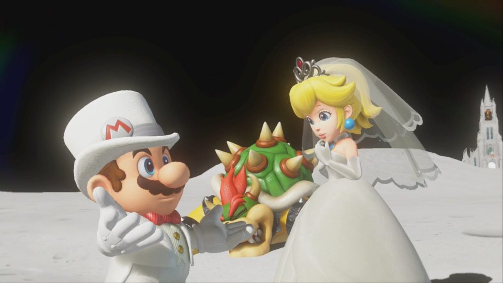 An on-again off-again relationship sees Mario and Princes Peach getting married