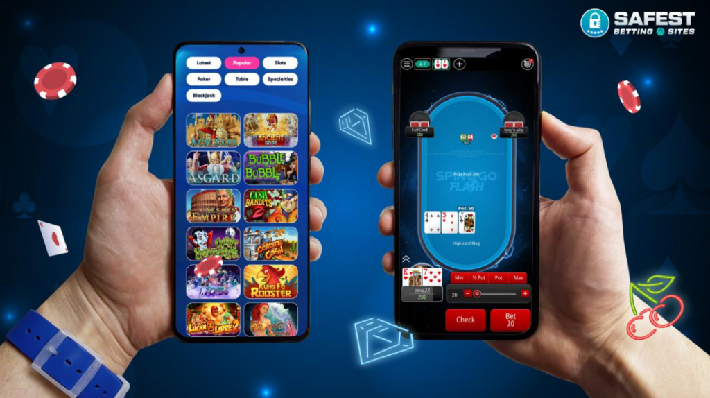 Mobile Casino Games available on Android and iOS