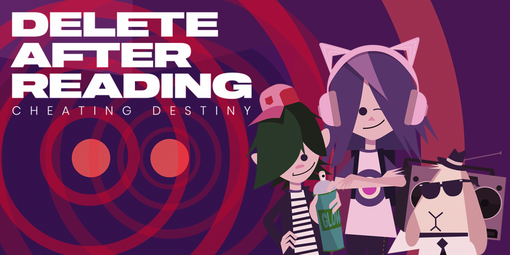 Delete After Reading logo and artwork