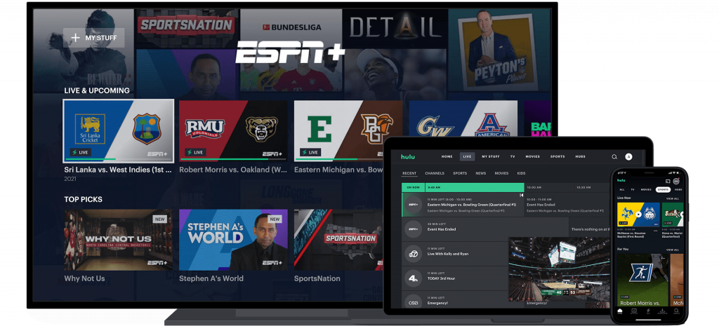 Hulu add-ons such as ESPN+