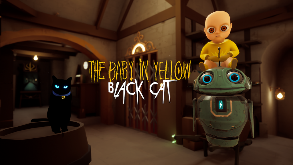 The Baby in Yellow The Black Cat update key art