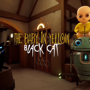 The Baby in Yellow The Black Cat update key art