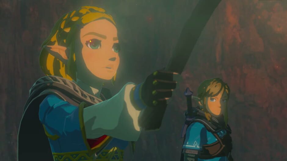 Tears of the Kingdom - Link and Zelda