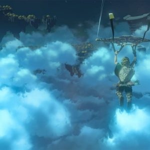 Legend of Zelda: Tears of the Kingdom paragliding