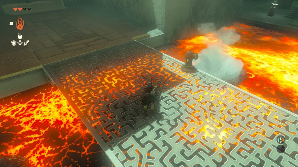 Legend of Zelda: Tears of the Kingdom inside Kadaunar Shrine