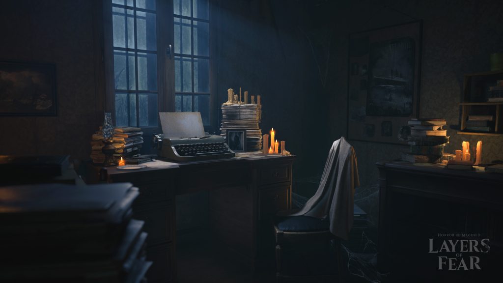 Layers of Fear (2023) The Room with a typewriter sat on a desk
