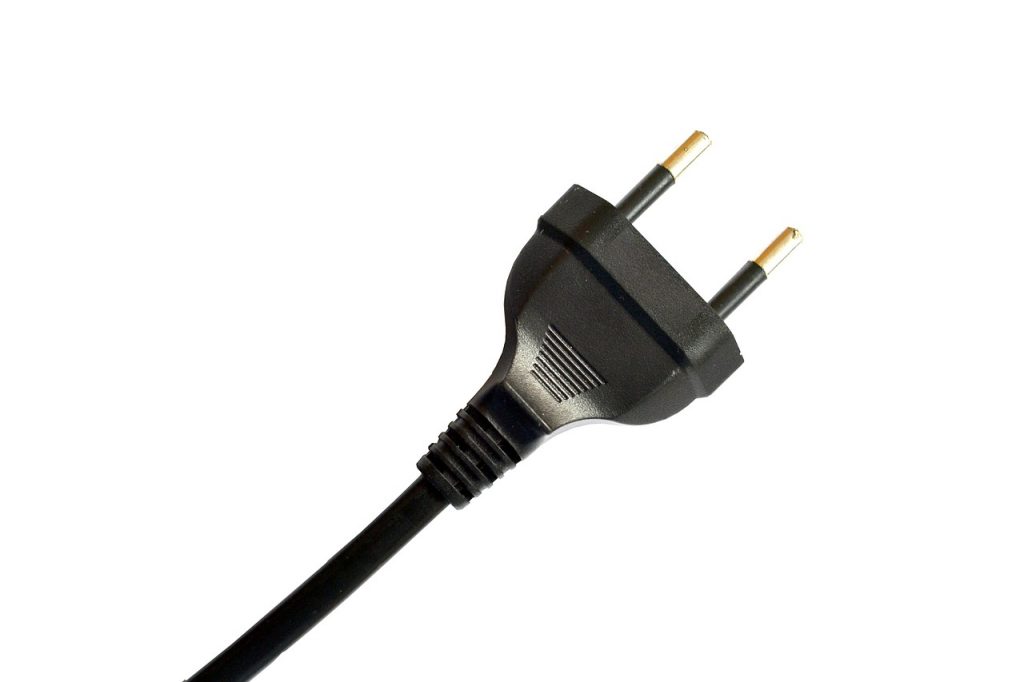 Two-Pronged Plug used in the US