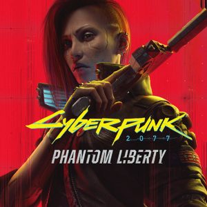 Cyberpunk 2077 Phantom Liberty logo and artwork