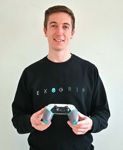 Sam Coombes founder of Exogrip