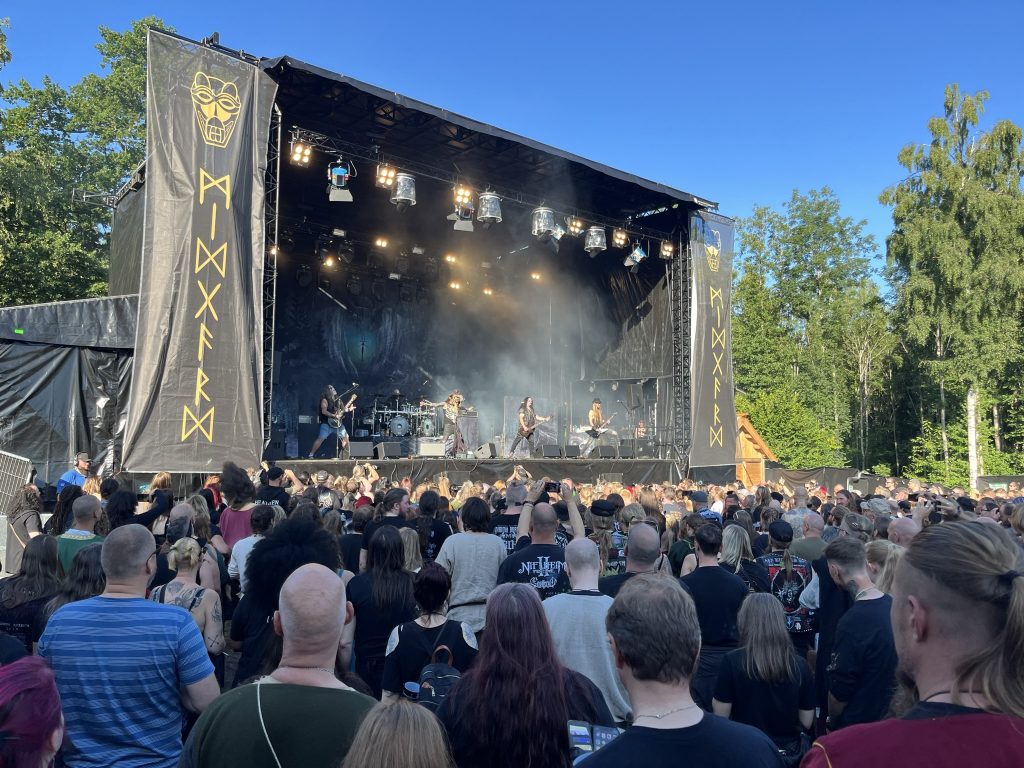 Finntroll performing at Midgardsblot