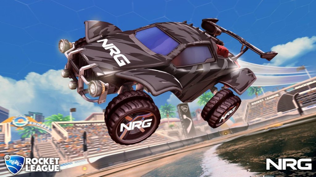 NRG exclusive Rocket League skin and wheels