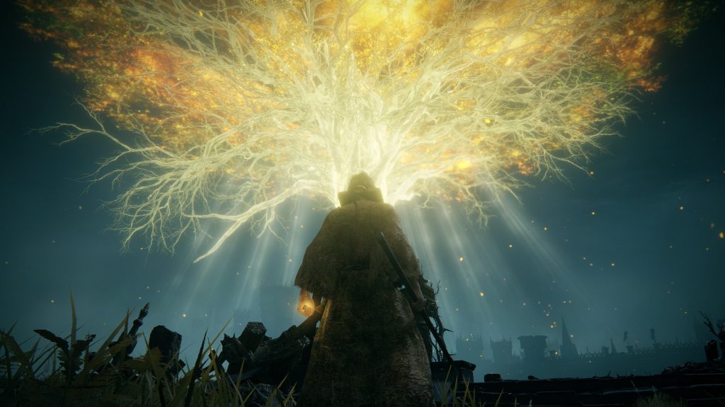 Elden Ring header image staring at the tree of light