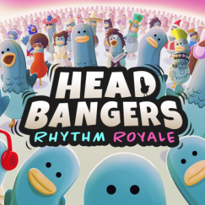 Headbangers Rhythm Royale logo and artwork