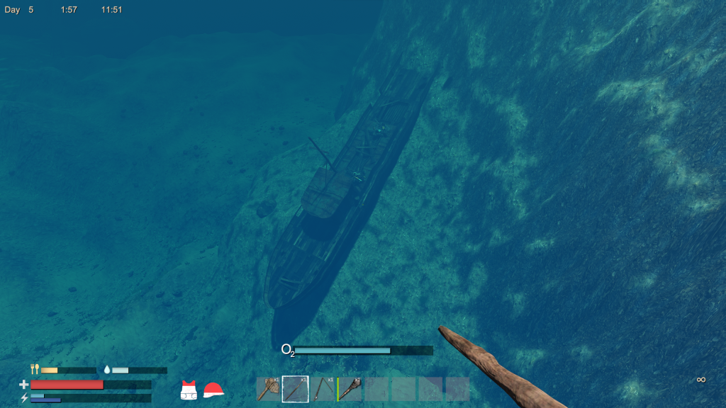 Sunkenland sunken ship