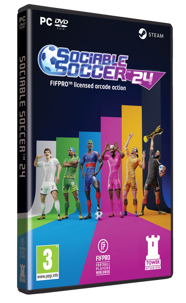 Boxed copy of Sociable Soccer 24 for PC