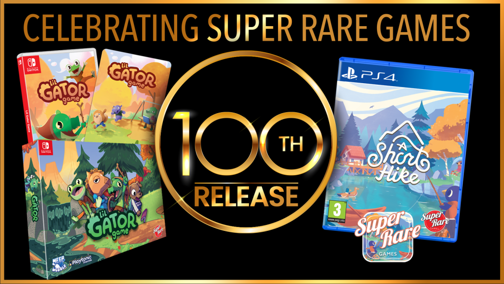 Super Rare Games 100th Release header