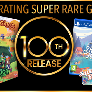 Super Rare Games 100th Release header