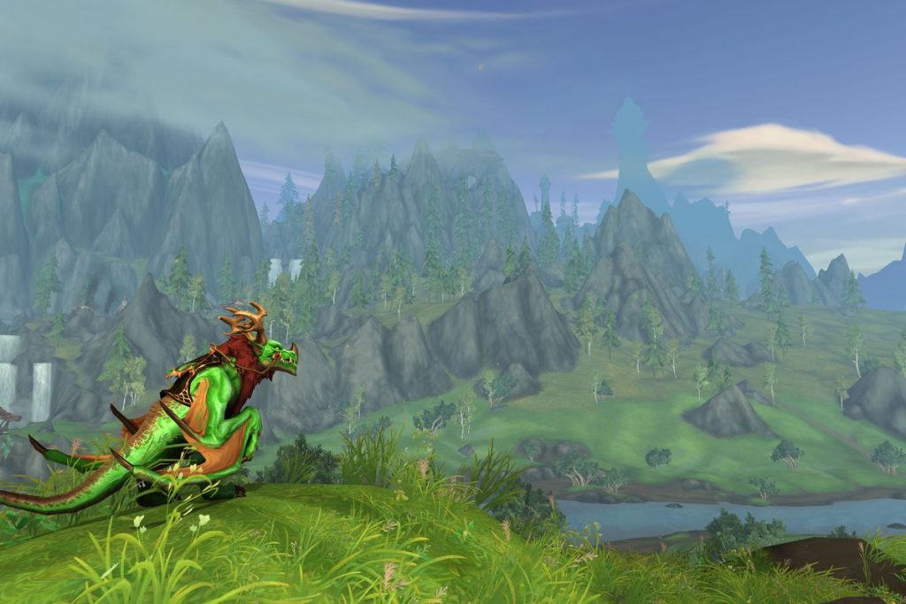 World of Warcraft Dragonflight Green Dragon