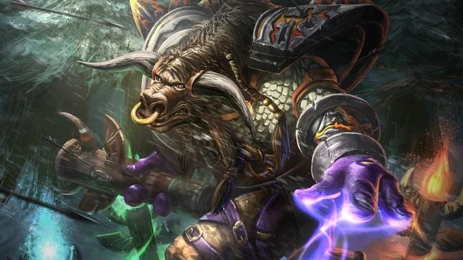 World of Warcraft Elemental Shaman artwork