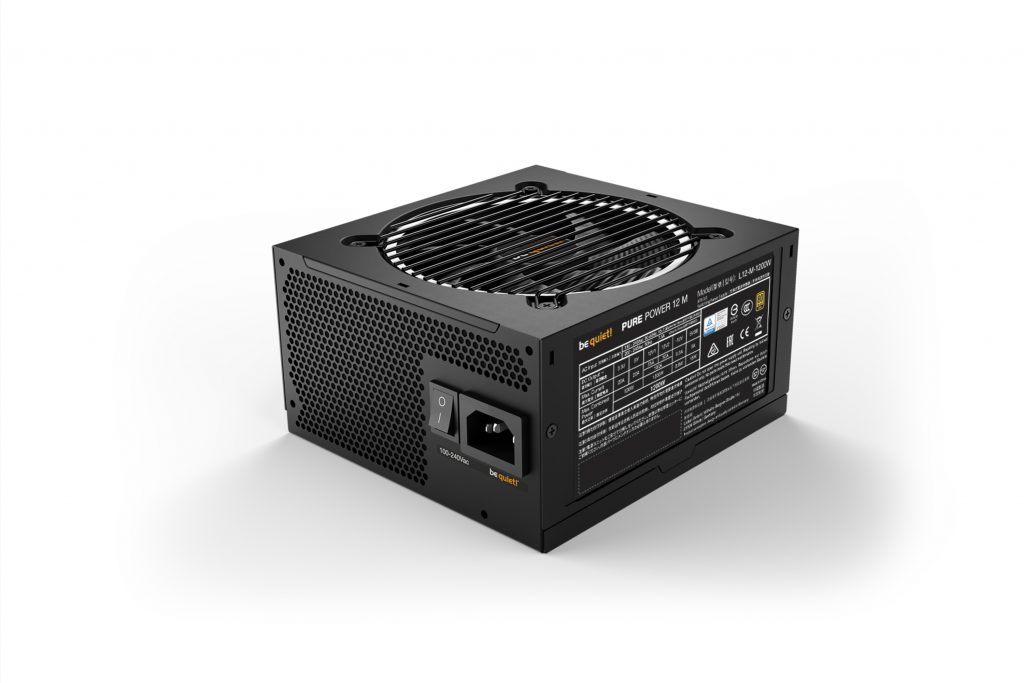 be quiet! Pure Power 12m 1200W PSU lay down