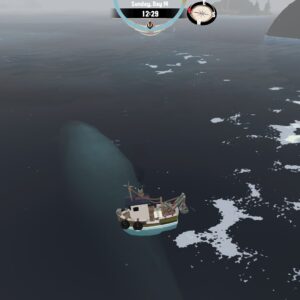 Cosy Horror Game - Dredge - Whale under ship