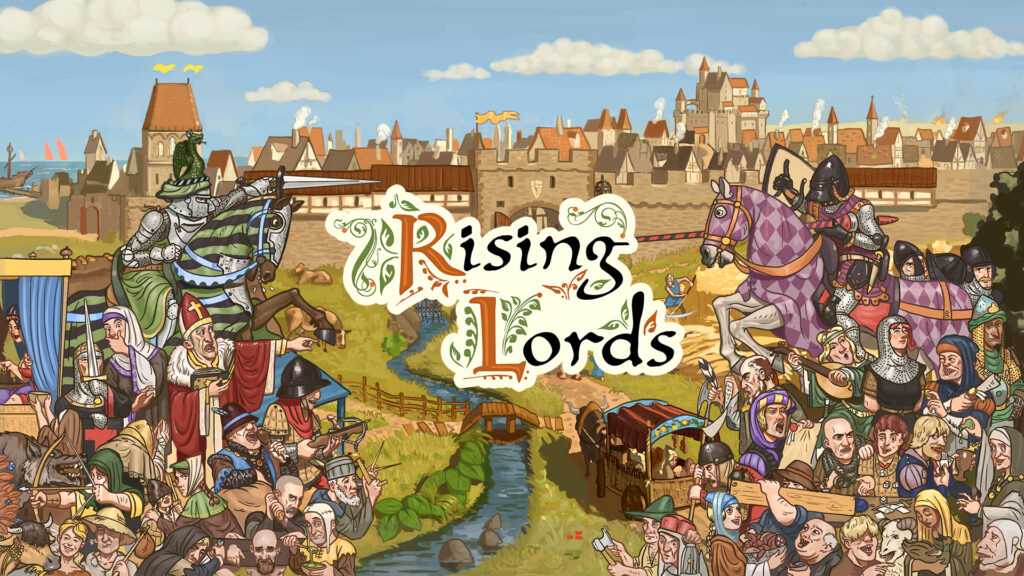 Rising Lords logo and key art