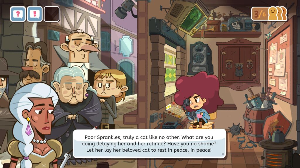 Lil' Guardsman screenshot with dialogue