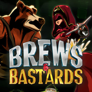 Brews & Bastards logo and characters