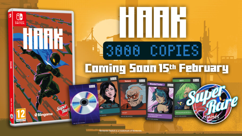 HAAK Nintendo Switch Physical Edition - Contents of the bundle and information about Feb 15th release date
