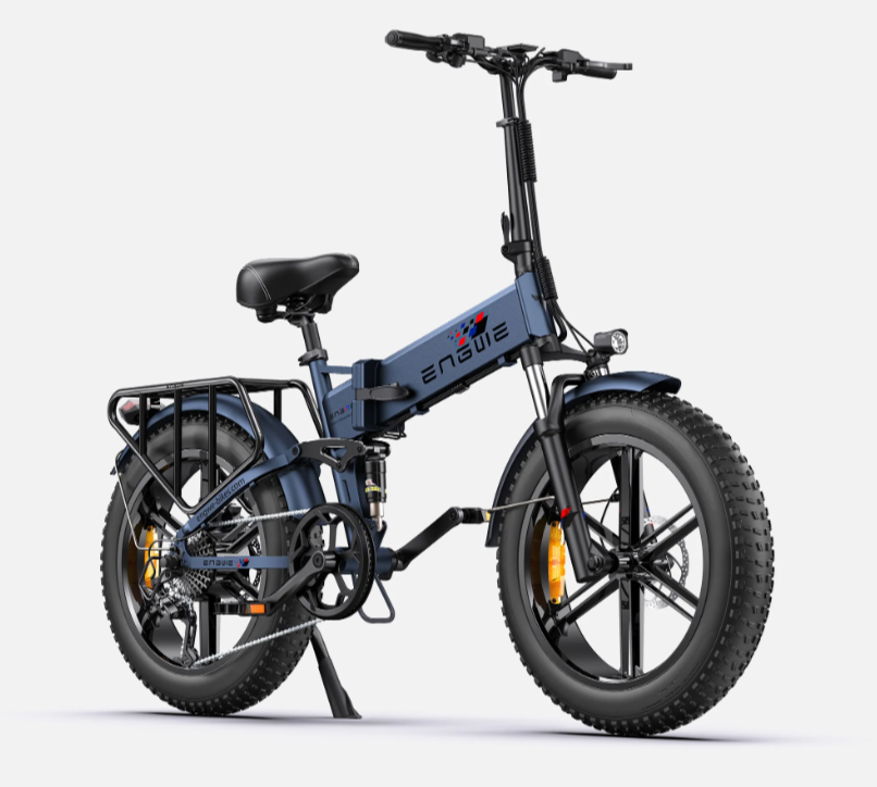 ENGWE Engine Pro ebike standing on an angle