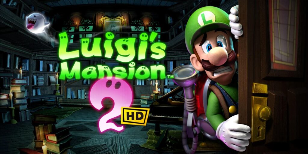 Luigi's Mansion 2 HD key artwork and logo ahead of June 2024 release