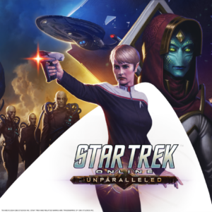 Star Trek Online: Unparalleled logo and key art