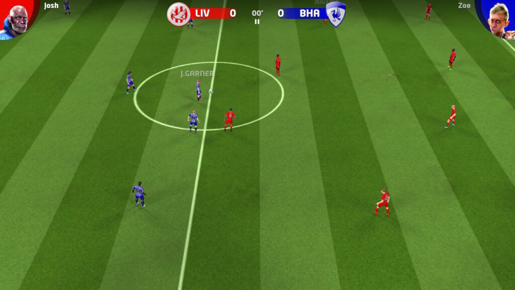 Sociable Soccer 24 in-game screenshot