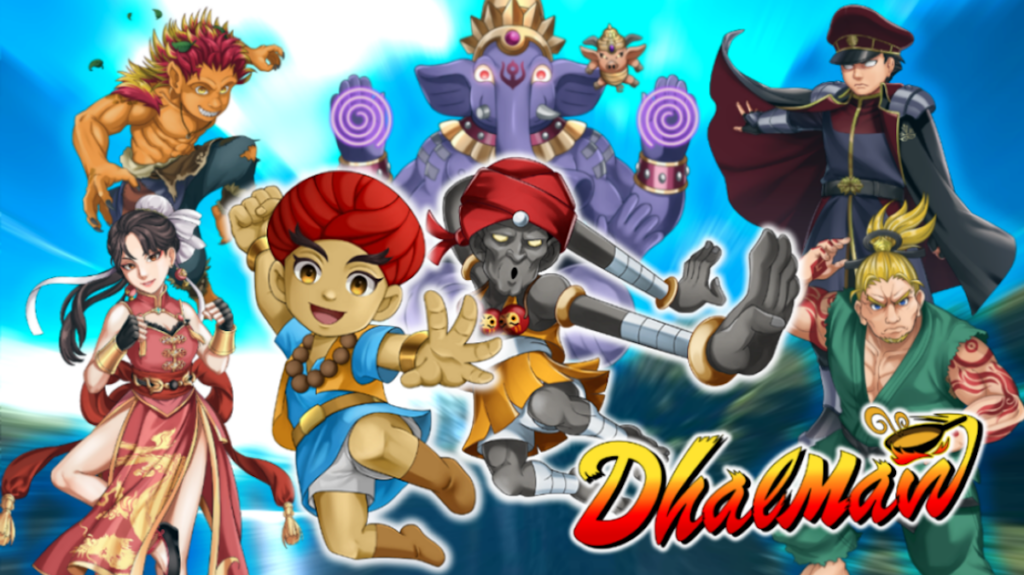 Satoru Yamashita's Dhalman. Logo and artwork