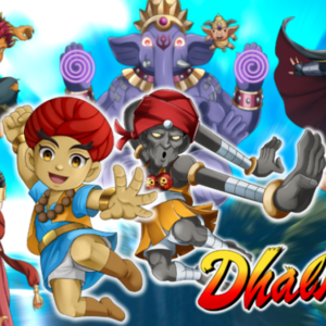 Satoru Yamashita's Dhalman. Logo and artwork