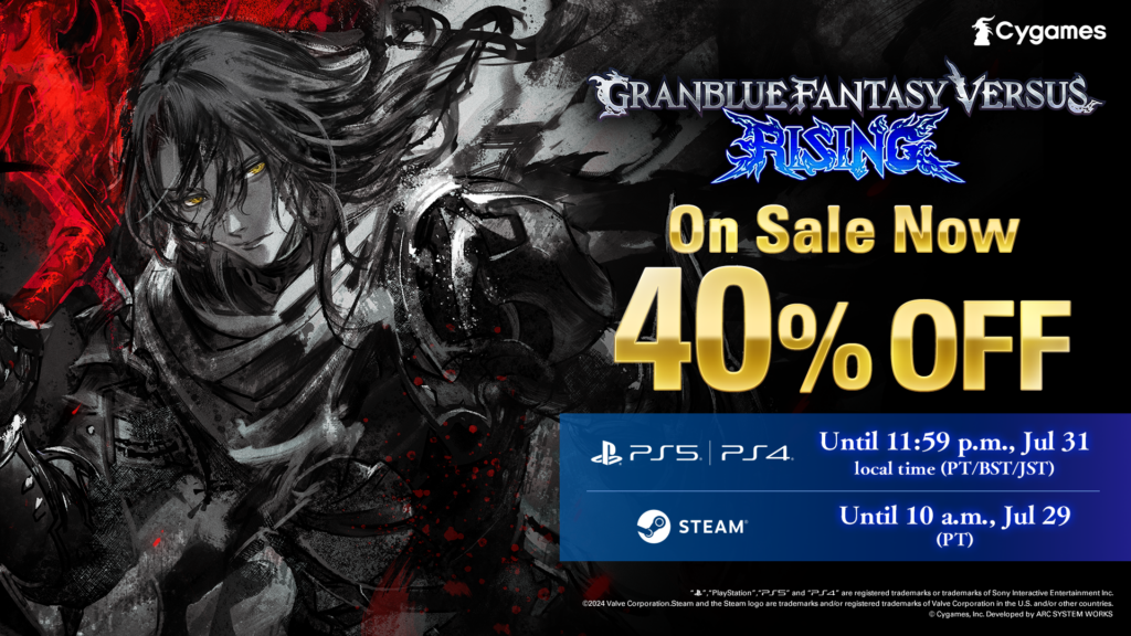 Granblue Fantasy Versus Rising 40% off sale