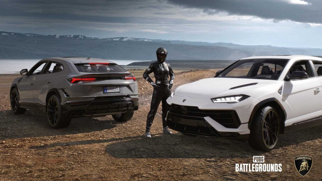 PUBG BATTLEGROUNDS Automobili Lamborghini Collaboration artwork