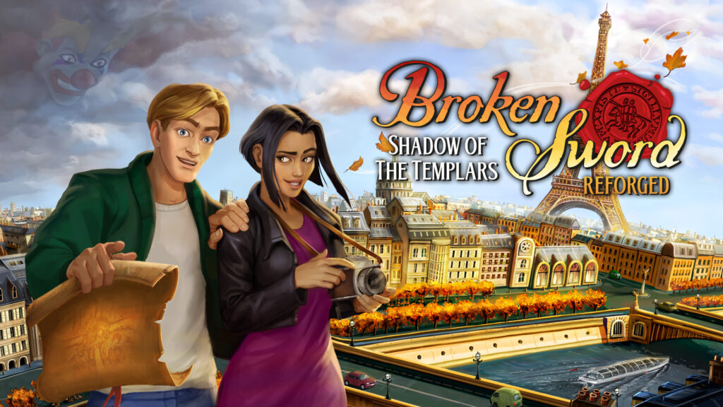 Broken Sword: Shadow of the Templars: Reforged logo and key art