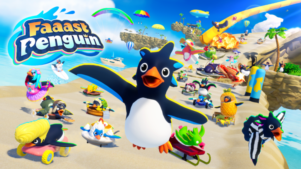 Faaast Penguin logo and key art