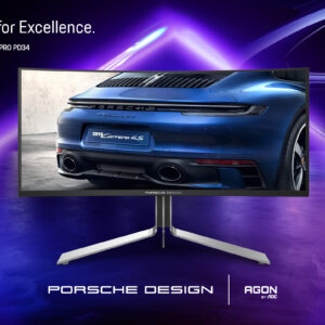 Porsche Design and AGON by AOC PD34 single gaming monitor