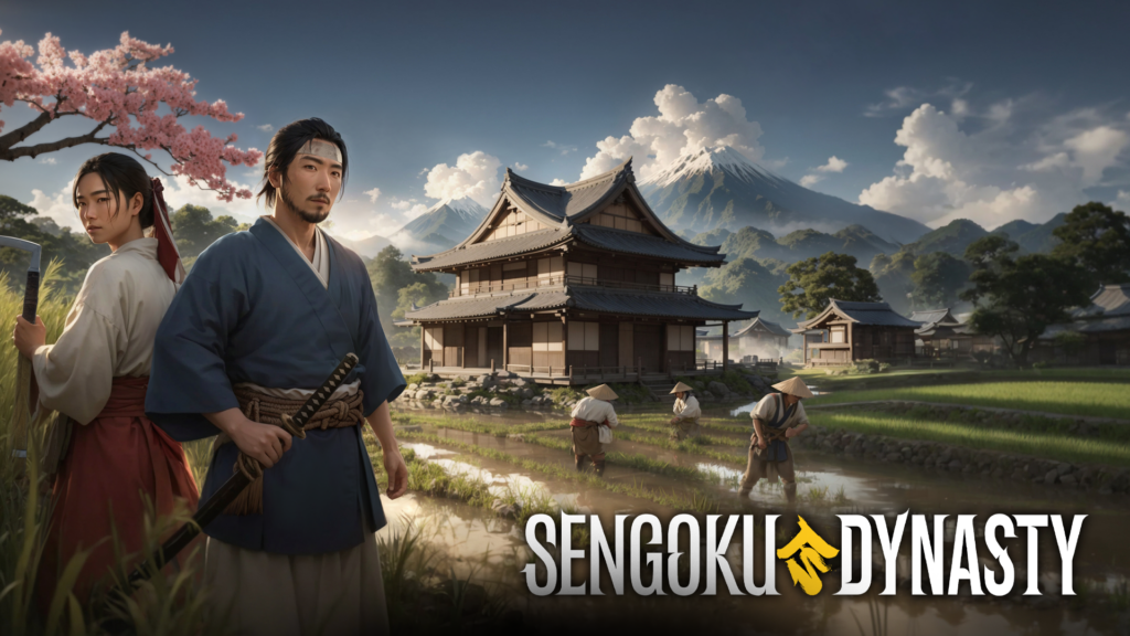 Sengoku Dynasty logo and key art