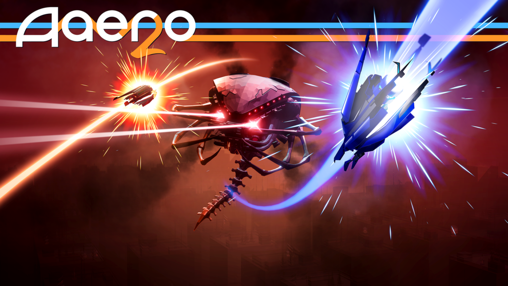 Aaero2 logo and key art