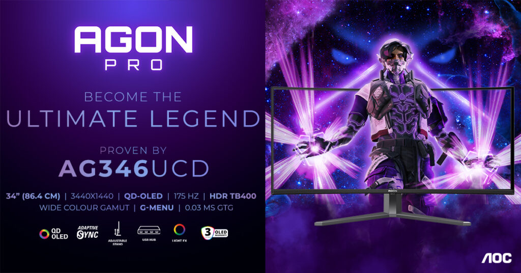 AGON PRO AG346UCD Key Art