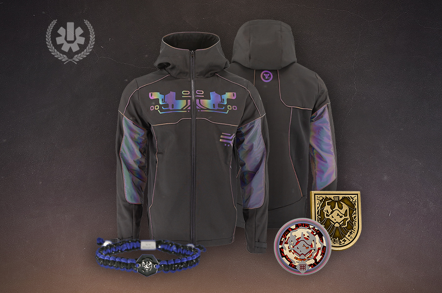 Destiny 2 Revenant Hoodie, Bracelt, and pins Merch