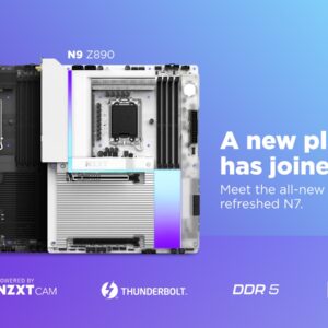 NZXT Motherboards in black and white