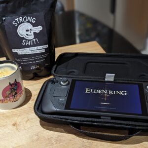 Gamer Energy - Coffee and Steam Deck